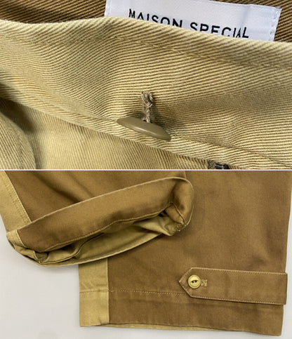 MAISON SPECIAL メゾンスペシャル パンツ ベルッテットカード パッチワーク レディース SIZE 36