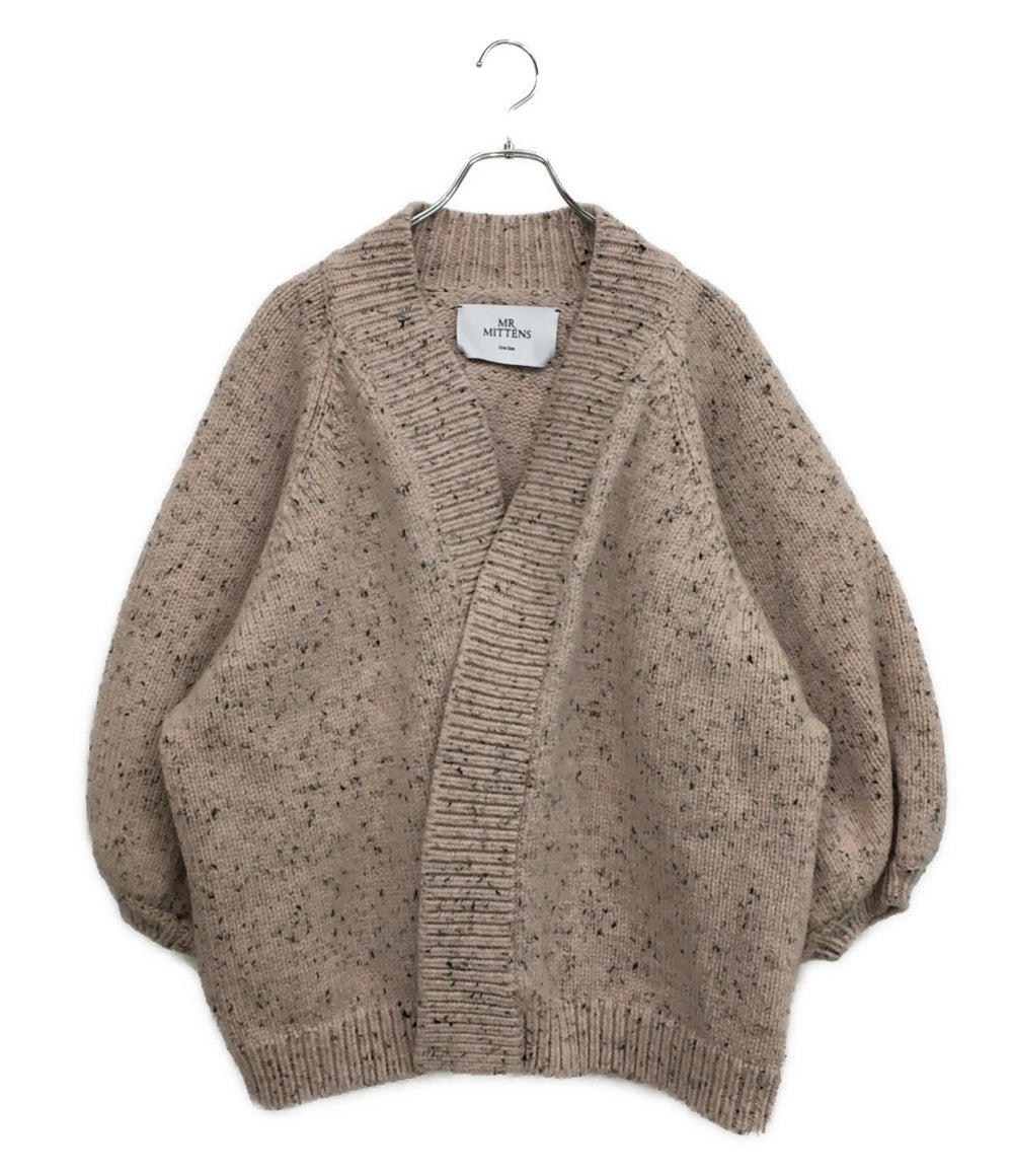 MR MITTENS ミスターミトンズ カーディガン ボリュームスリーブ 1628-343-0803 レディース SIZE ONESIZE