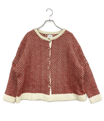 KAIKI カイキ カーディガン レッド ベージュ KA222KB001 レディース SIZE -