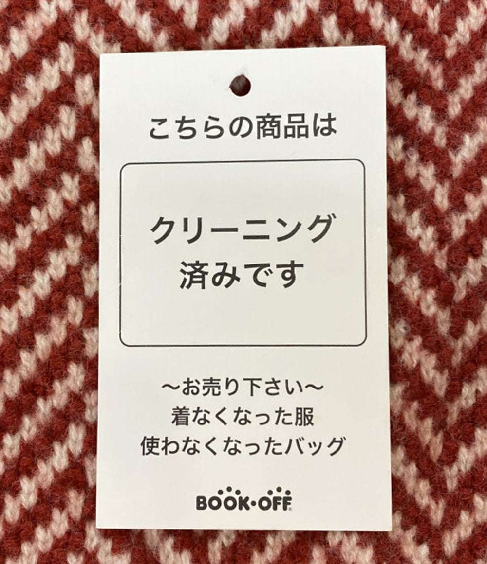 KAIKI カイキ カーディガン レッド ベージュ KA222KB001 レディース SIZE -