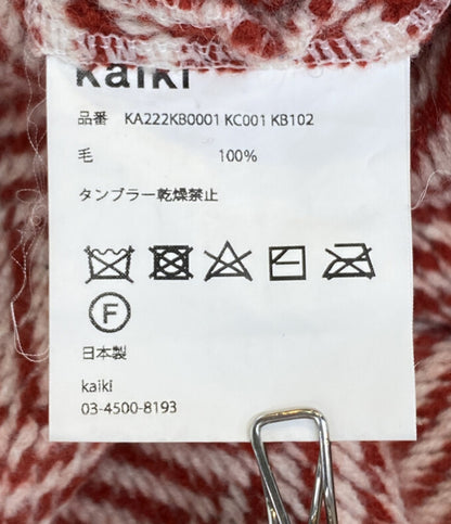 KAIKI カイキ カーディガン レッド ベージュ KA222KB001 レディース SIZE -