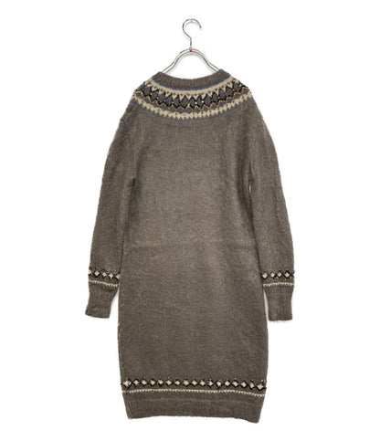 KEITA MARUYAMA ニットワンピース モヘヤ ノルディック レディース SIZE 1 ケイタマルヤマ