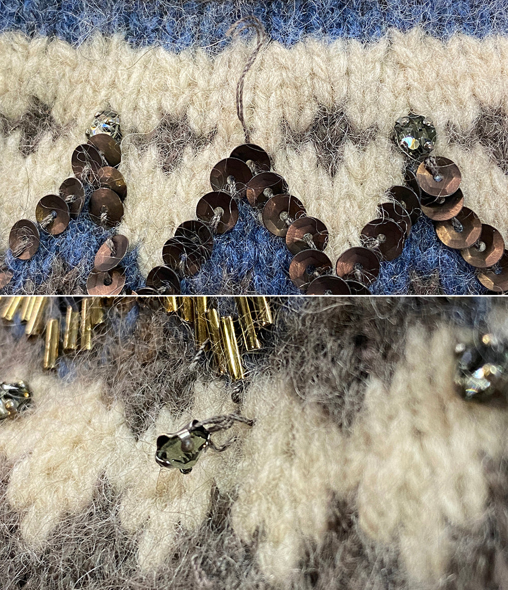 KEITA MARUYAMA ニットワンピース モヘヤ ノルディック レディース SIZE 1 ケイタマルヤマ