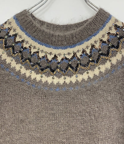 KEITA MARUYAMA ニットワンピース モヘヤ ノルディック レディース SIZE 1 ケイタマルヤマ