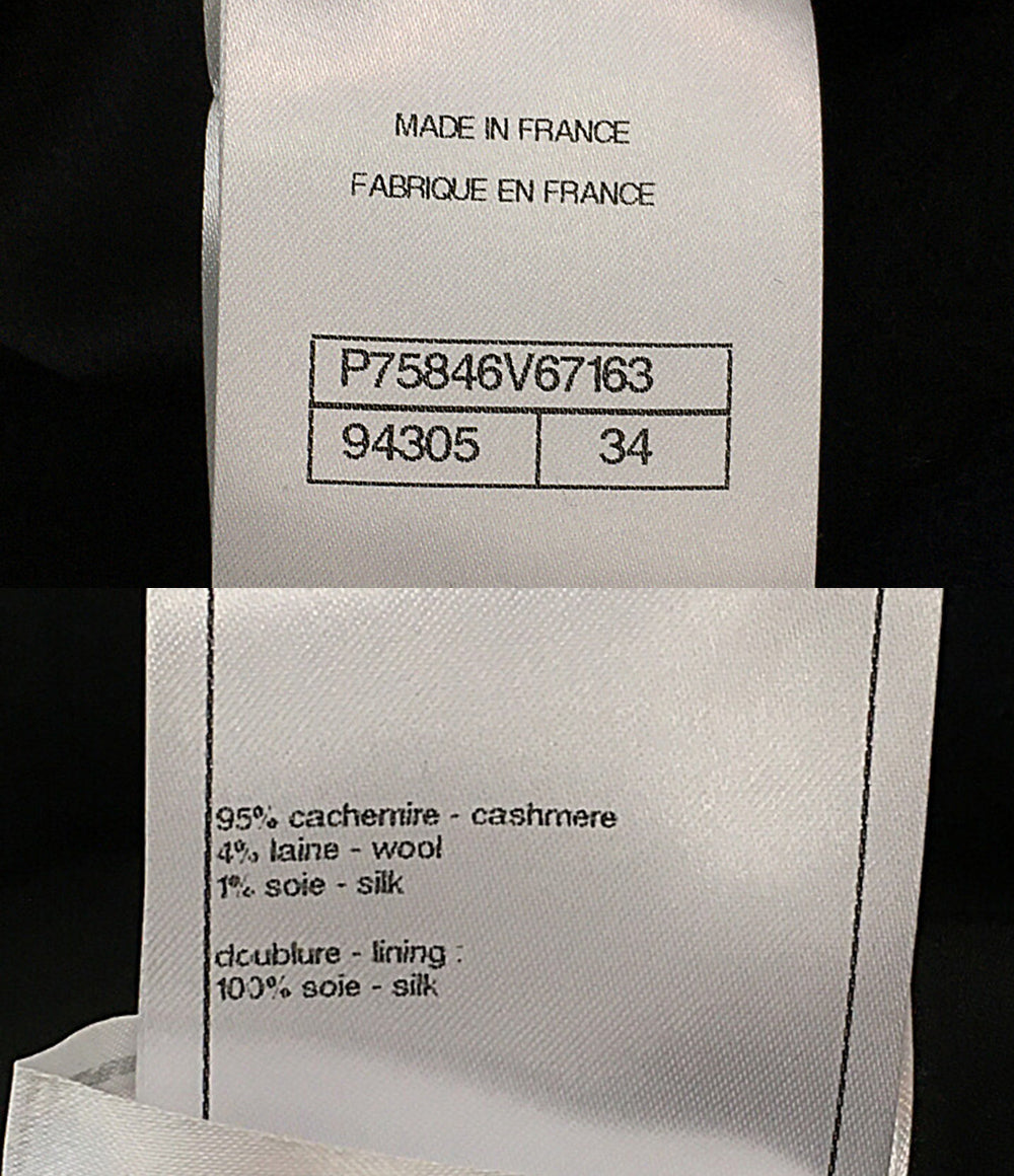 CHANEL ロングコート ココボタン P75846V67163 レディース SIZE 34 シャネル