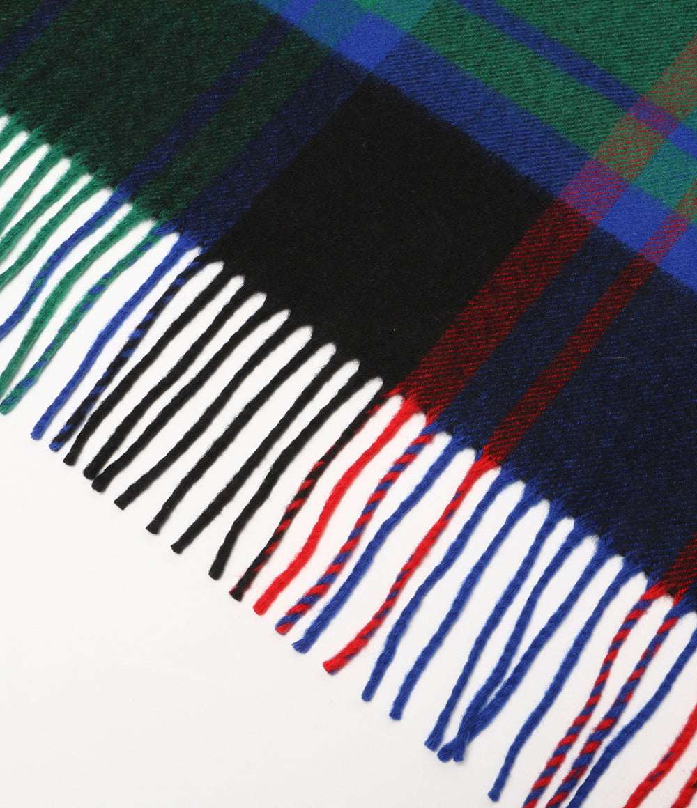 美品 Johnstons of Elgin ジョンストンズ オブ エルガン ストール マルチカラー チェック WA000056KU010300 レディース