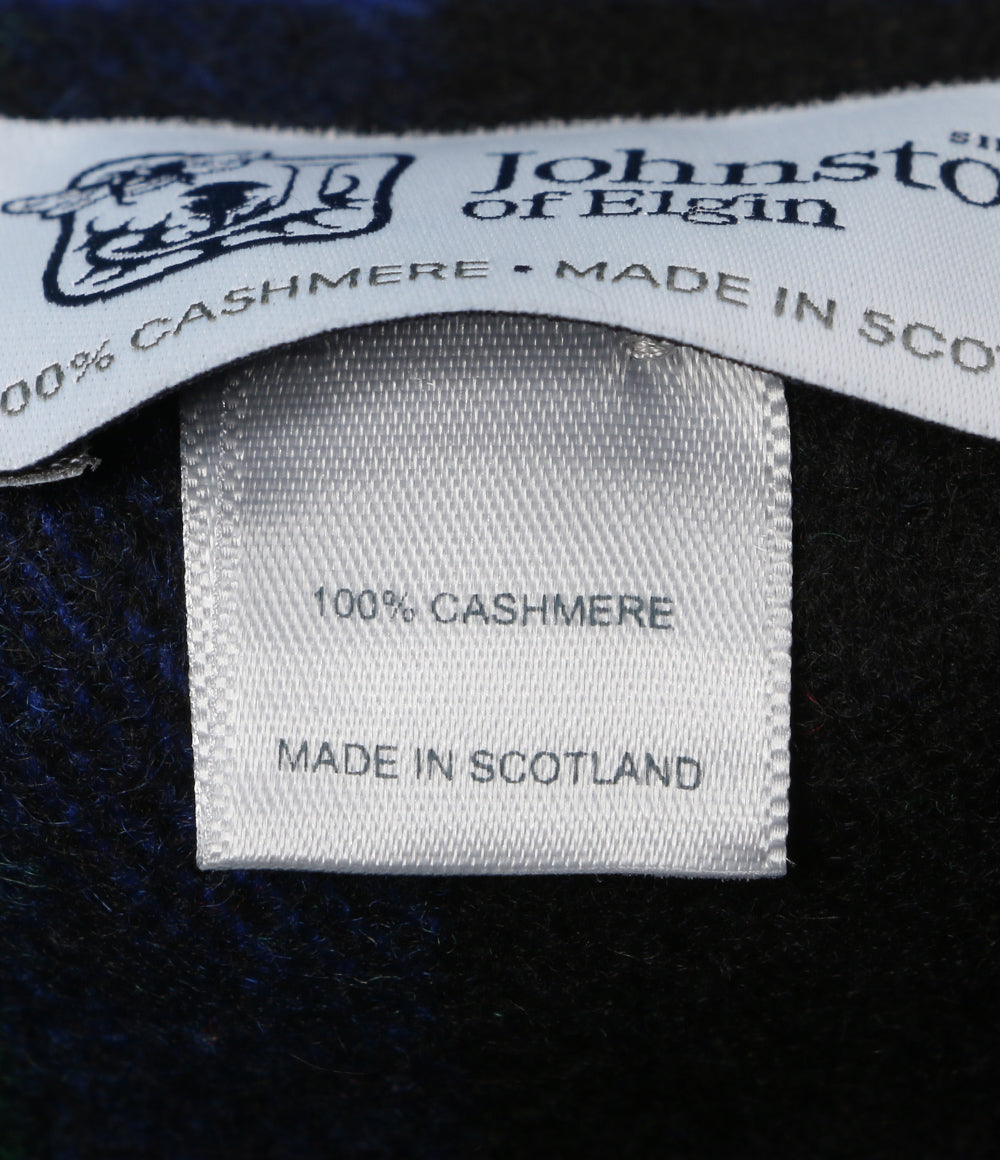 美品 Johnstons of Elgin ジョンストンズ オブ エルガン ストール マルチカラー チェック WA000056KU010300 レディース