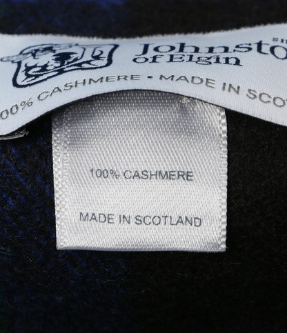 美品 Johnstons of Elgin ジョンストンズ オブ エルガン ストール マルチカラー チェック WA000056KU010300 レディース