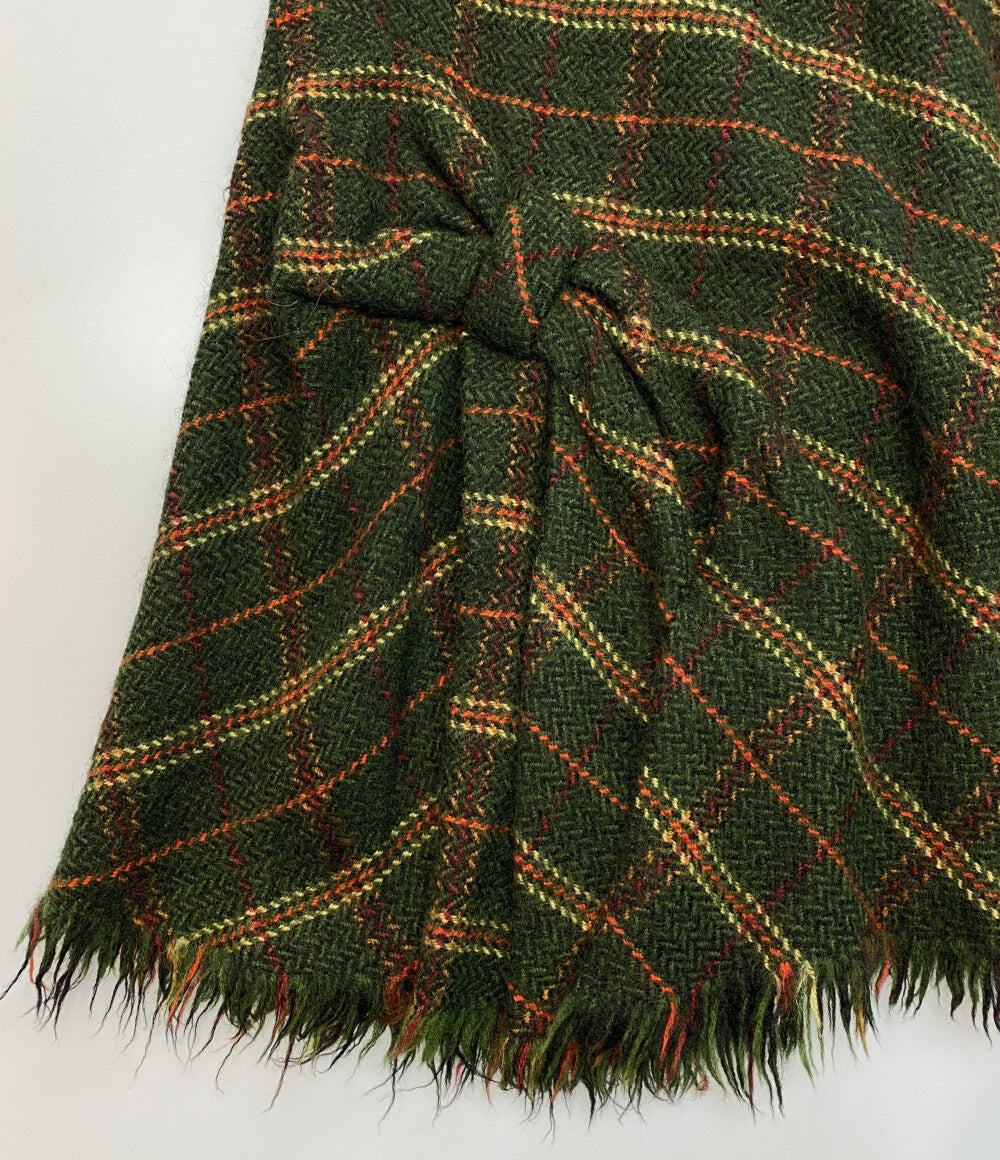 JUNYA WATANABE ウールスカート チェック JK-S051 レディース SIZE M ジュンヤワタナベ