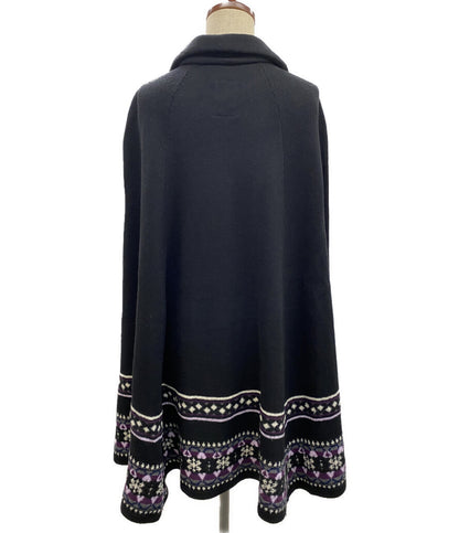 LIMI feu ポンチョ LJ-K35-133 ウール レディース SIZE S リミフゥ