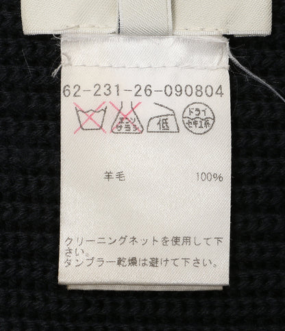 LEMAIRE マフラー ウール100% ネイビー メンズ SIZE OS ルメール