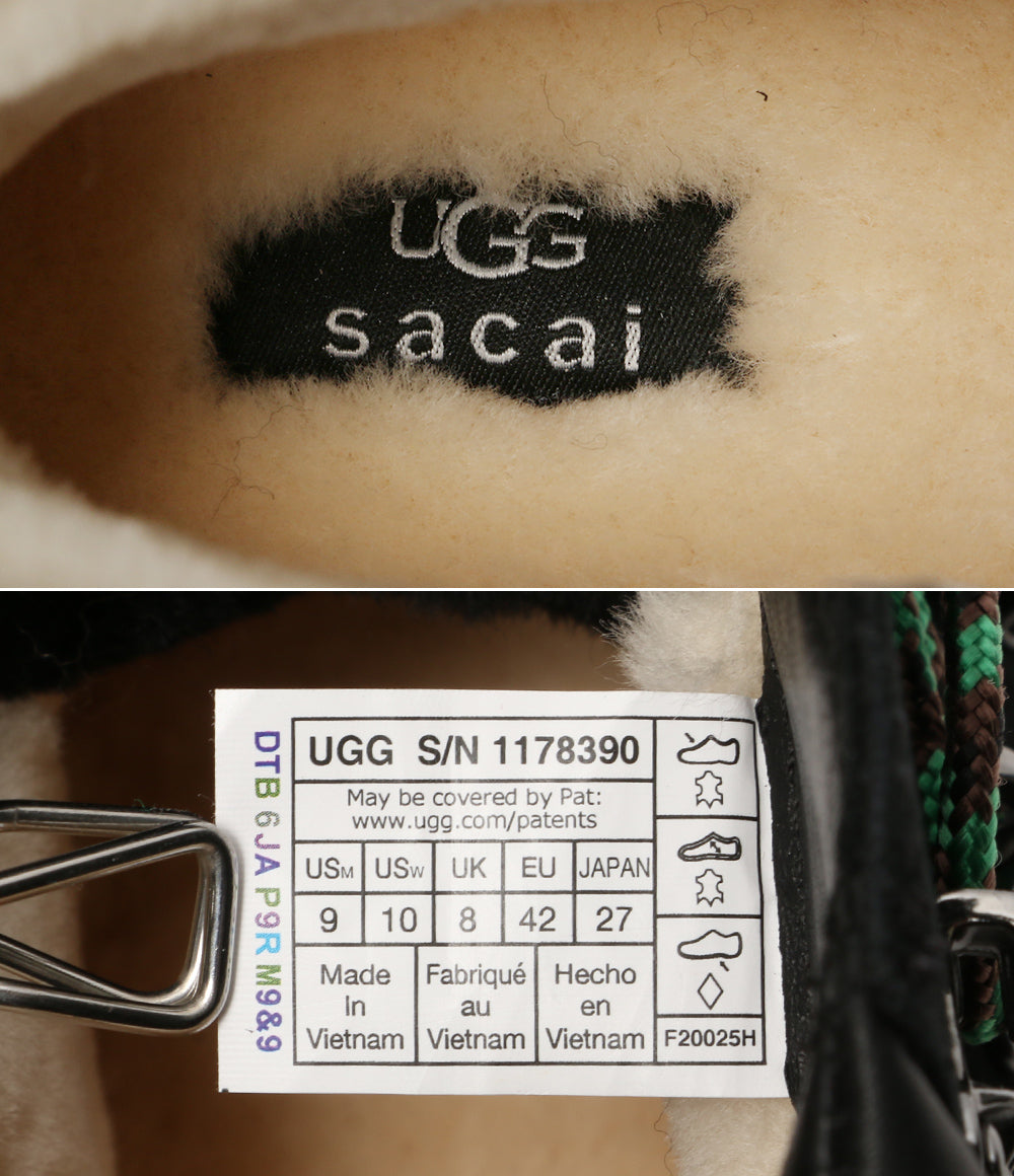 美品 UGG × sacai サカイ ブーツ Hiker 1178390 メンズ SIZE 27cm アグ