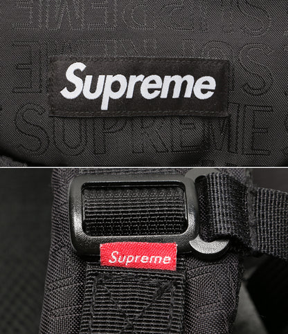 Supreme リュック・デイパック ブラック 総ロゴ 19SS メンズ シュプリーム