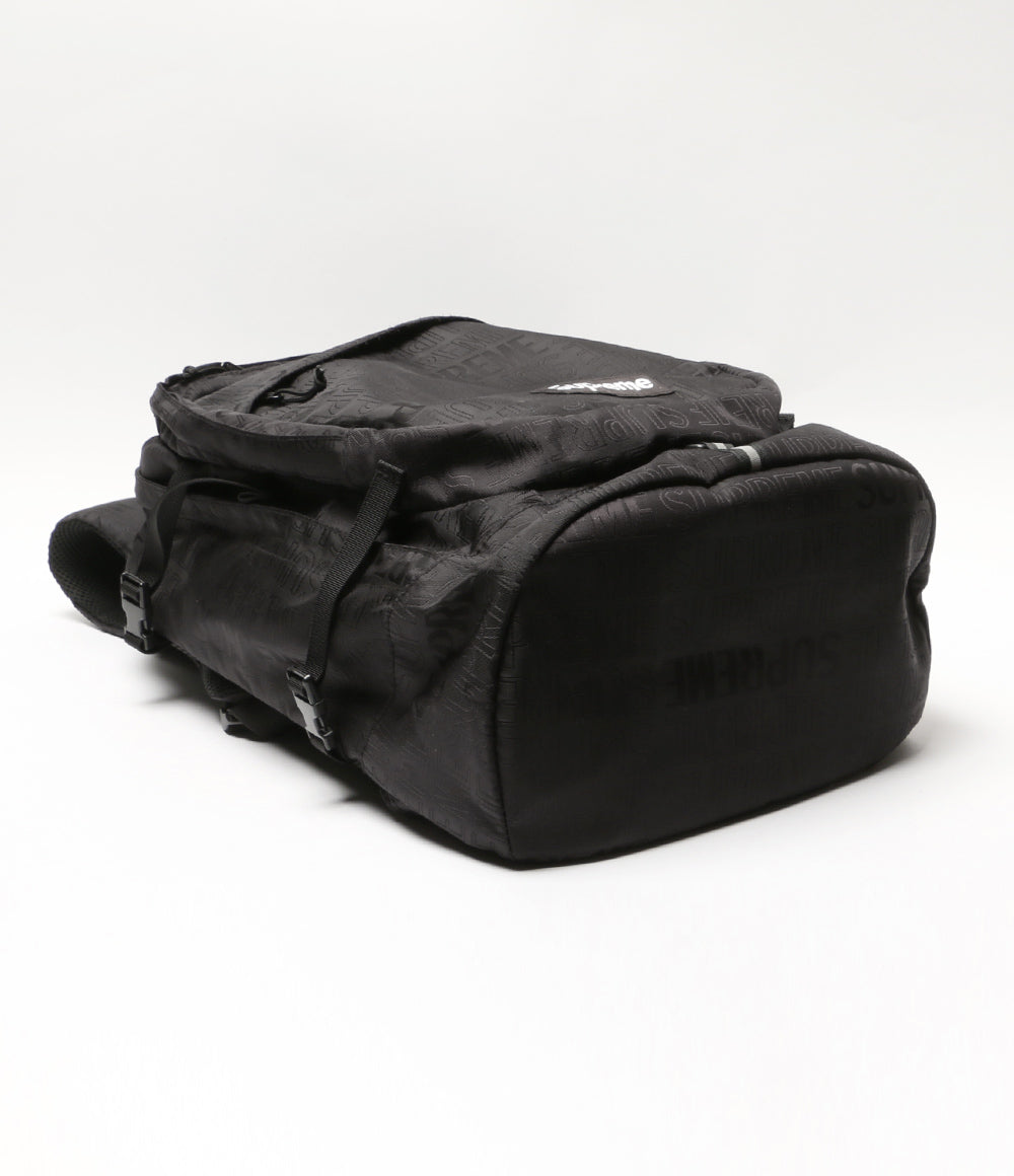 Supreme リュック・デイパック ブラック 総ロゴ 19SS メンズ シュプリーム