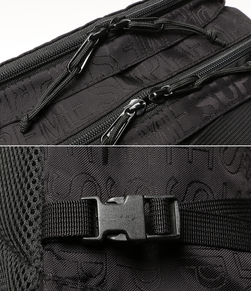 Supreme リュック・デイパック ブラック 総ロゴ 19SS メンズ シュプリーム