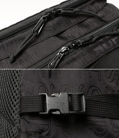 Supreme リュック・デイパック ブラック 総ロゴ 19SS メンズ シュプリーム