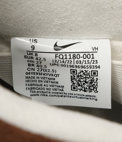 美品 NIKE スニーカー 堀米雄斗 SB DUNK LOW PRO QS WOLF GREY FQ1180-001 メンズ SIZE 27cm ナイキ