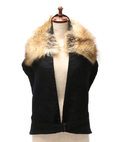 DRIES VAN NOTEN ショール 毛皮ベスト レディース ドリスヴァンノッテン
