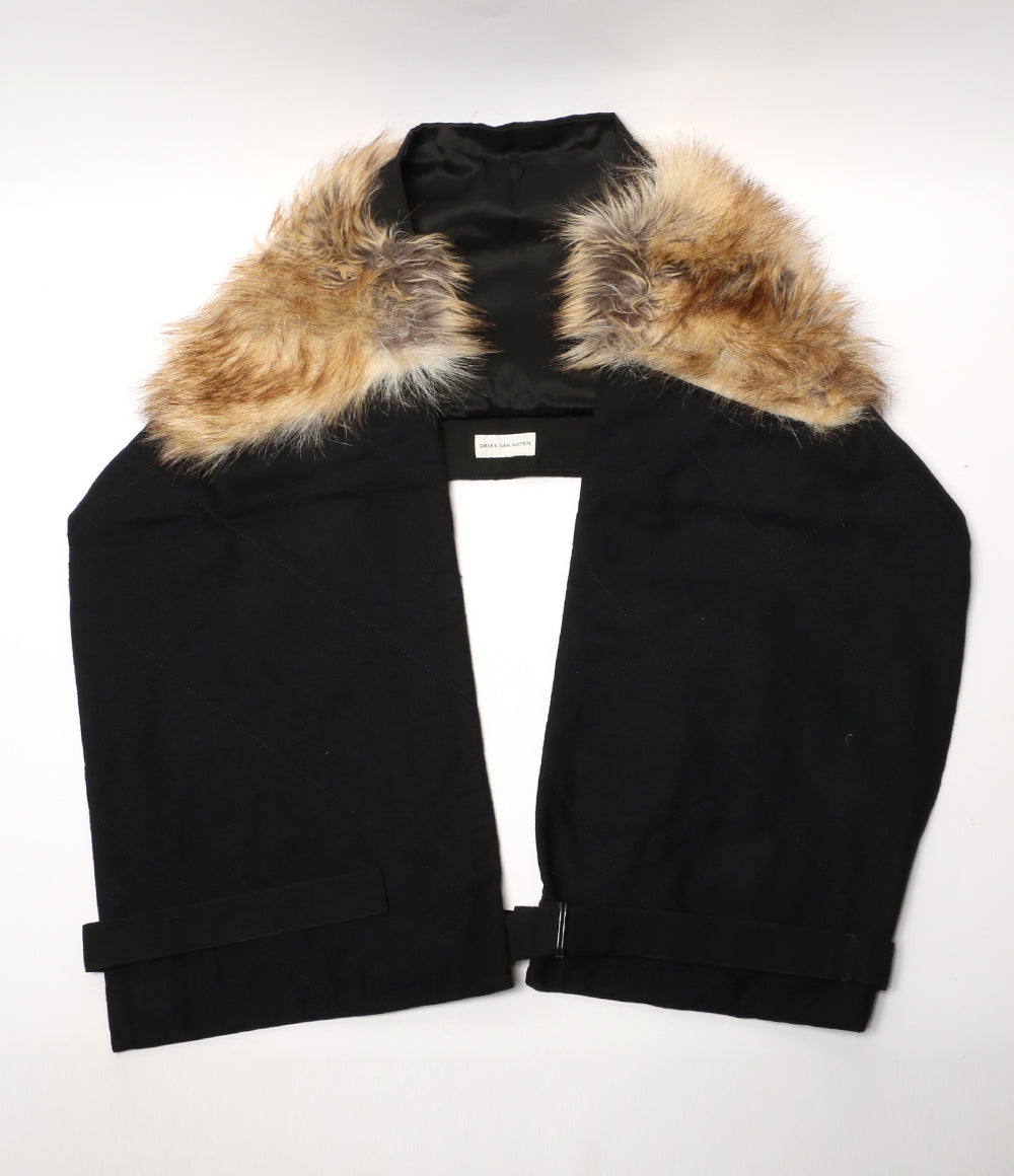 DRIES VAN NOTEN ショール 毛皮ベスト レディース ドリスヴァンノッテン