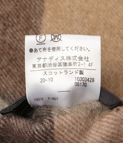 BEGG CO ベグアンドコー ストール カシミヤ100％ ベージュ チェック 592-0230210 レディース SIZE F