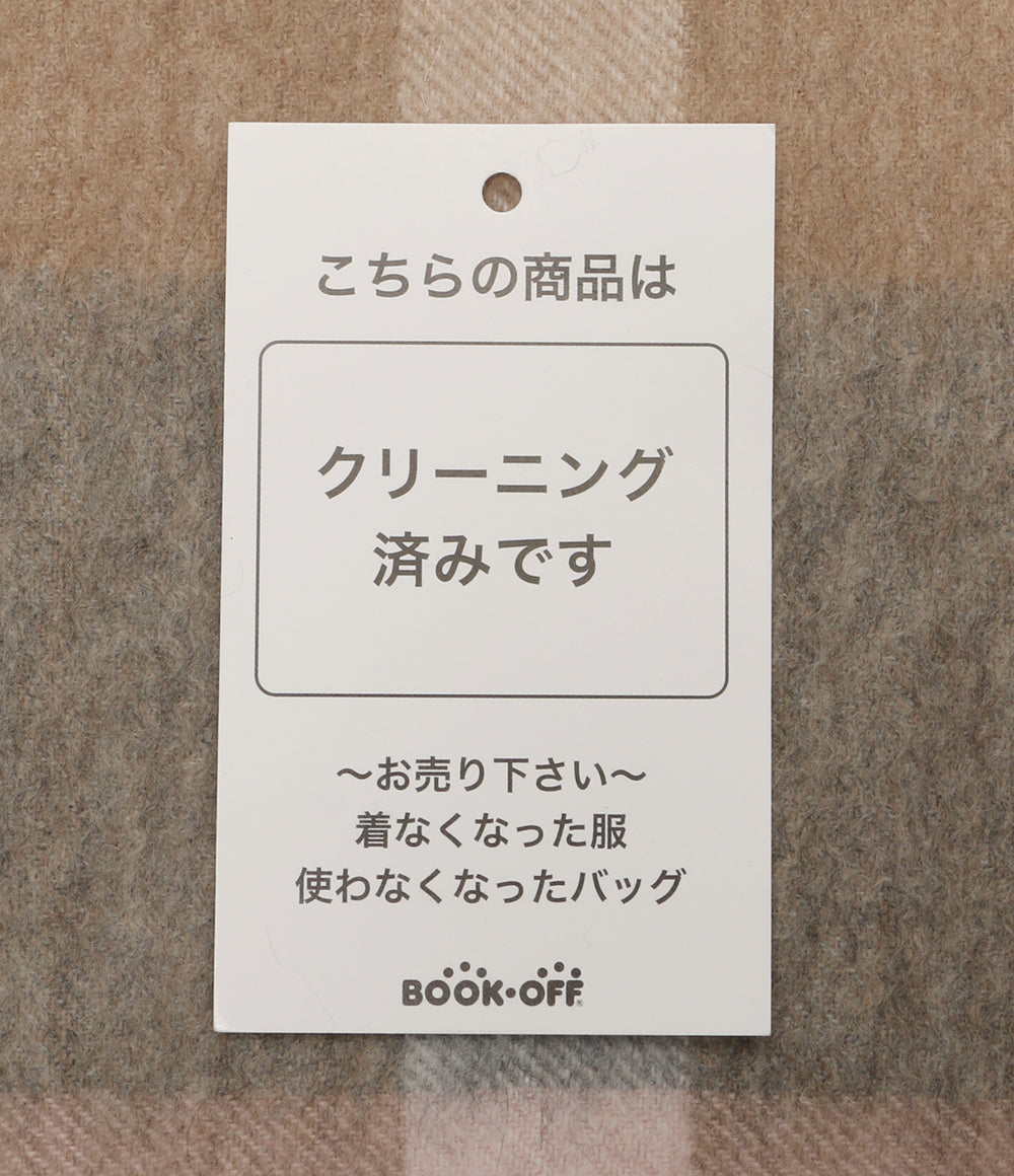 BEGG CO ベグアンドコー ストール カシミヤ100％ ベージュ チェック 592-0230210 レディース SIZE F