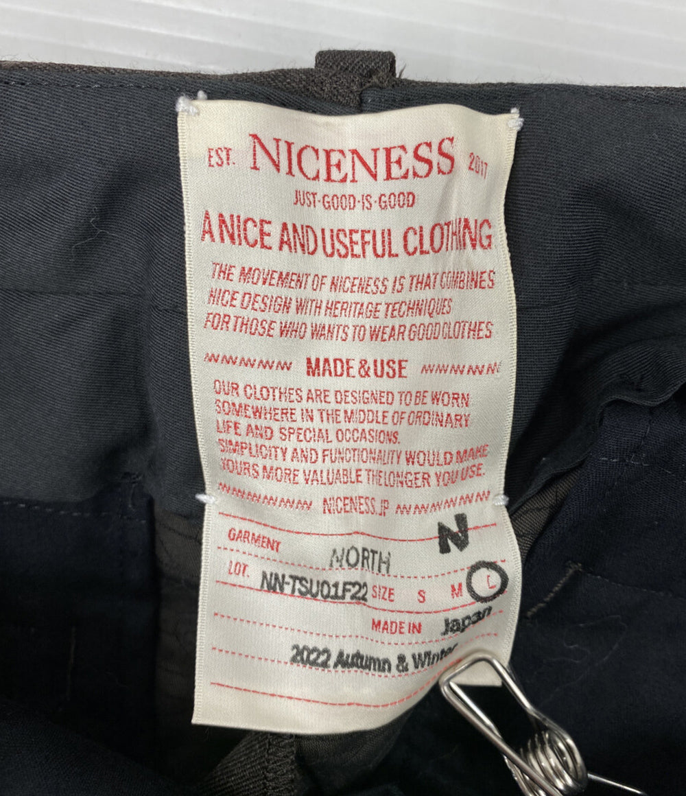 美品 NICENESS ナイスネス クラシックフレアスラックスパンツ 22AW メンズ SIZE L