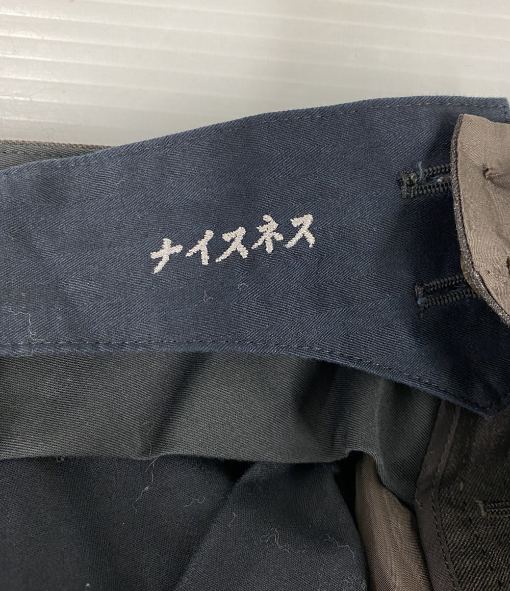 美品 NICENESS ナイスネス クラシックフレアスラックスパンツ 22AW メンズ SIZE L