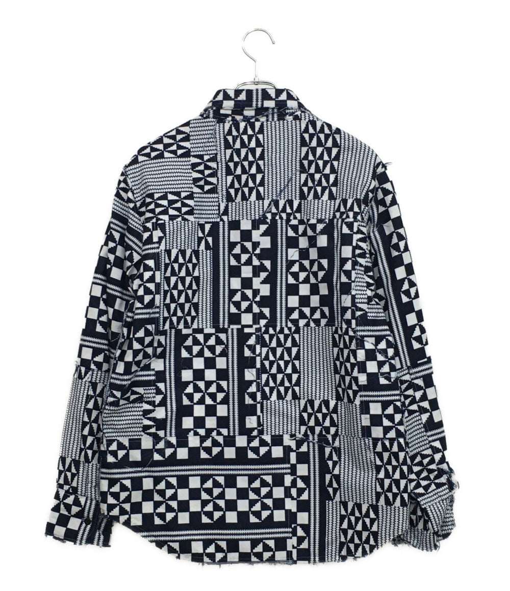 MIYAGI HIDETAKA × FAKE as flowers ミヤギヒデタカ フェイクアズフラワーズ 長袖シャツ メンズ SIZE F