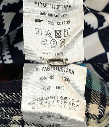 MIYAGI HIDETAKA × FAKE as flowers ミヤギヒデタカ フェイクアズフラワーズ 長袖シャツ メンズ SIZE F