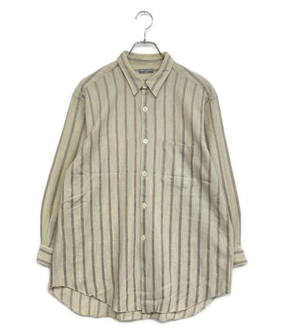 COMME des GARCONS HOMME 長袖シャツ ストライプ ウール HB-070180 メンズ SIZE - コムデギャルソンオム