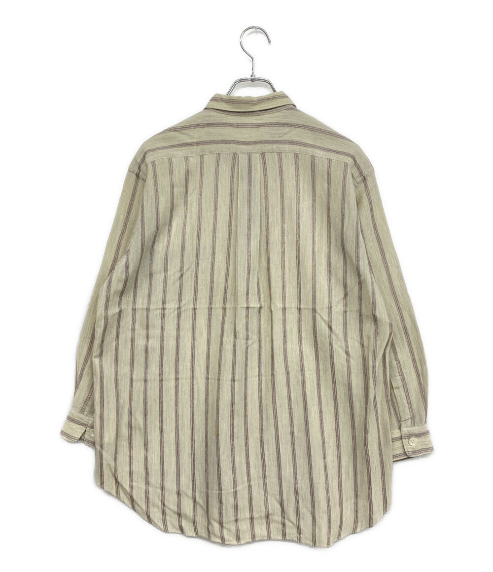 COMME des GARCONS HOMME 長袖シャツ ストライプ ウール HB-070180