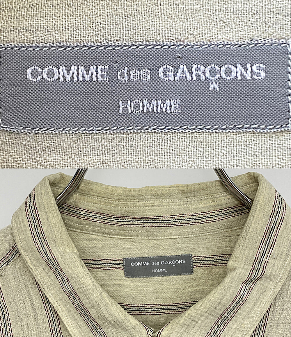 COMME des GARCONS HOMME 長袖シャツ ストライプ ウール HB-070180 メンズ SIZE - コムデギャルソンオム