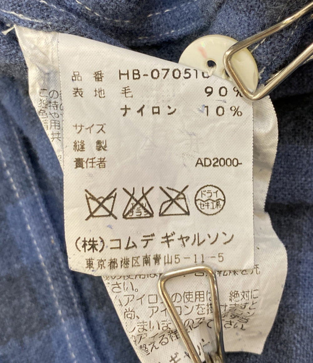 COMME des GARCONS HOMME ジャケット ブロックチェック フルジップ HB-070510 メンズ SIZE - コムデギャルソンオム