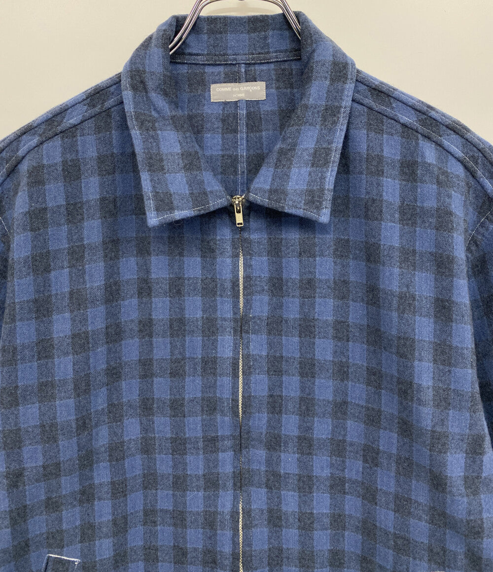 COMME des GARCONS HOMME ジャケット ブロックチェック フルジップ HB-070510 メンズ SIZE - コムデギャルソンオム