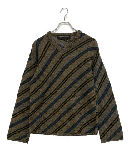 COMME des GARCONS HOMME PLUS 長袖Vネックニット PN-040340 AD1997 バイアス期 メンズ SIZE - コムデギャルソンオムプリュス