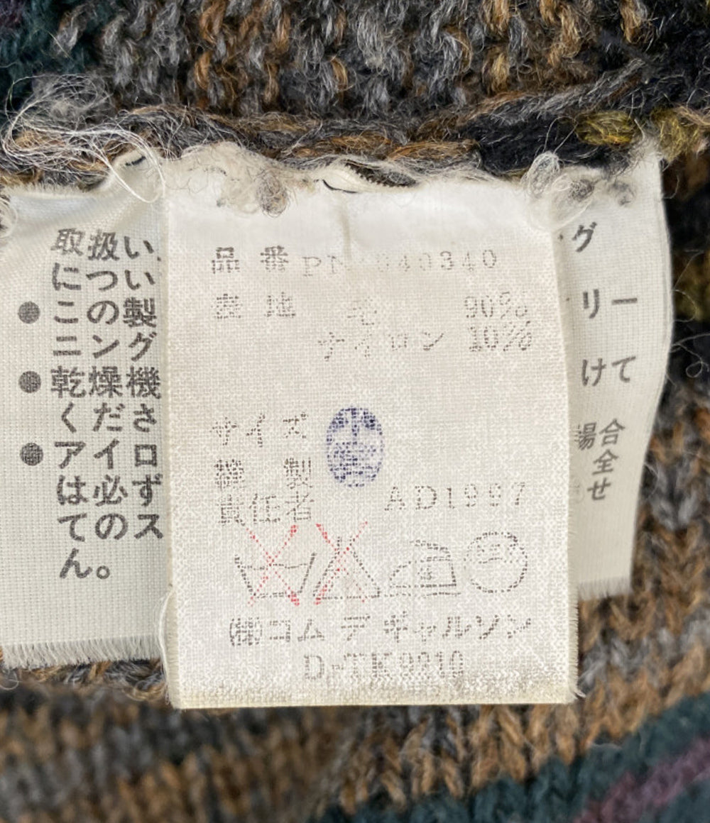 COMME des GARCONS HOMME PLUS 長袖Vネックニット PN-040340 AD1997 バイアス期 メンズ SIZE - コムデギャルソンオムプリュス