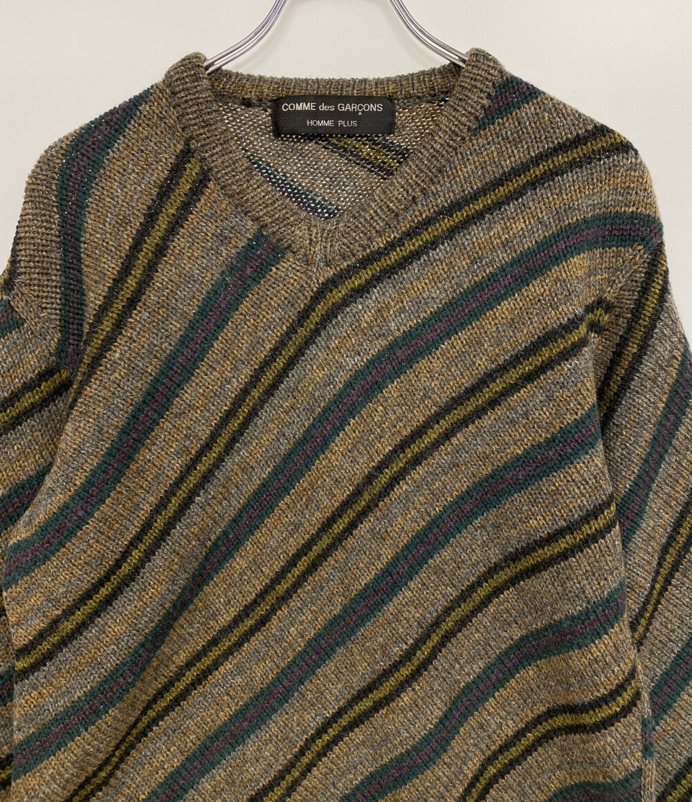 COMME des GARCONS HOMME PLUS 長袖Vネックニット PN-040340 AD1997