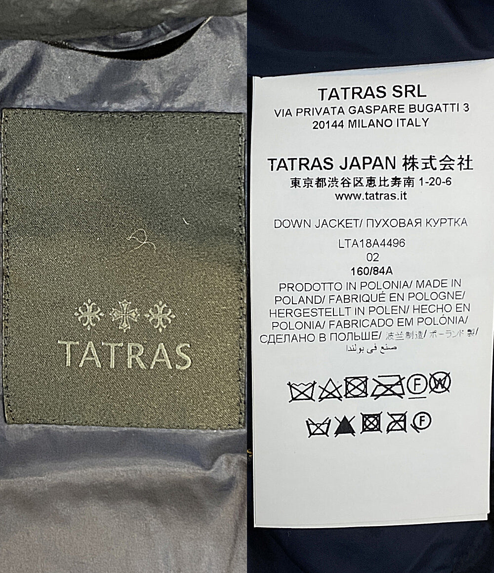 TATRAS ダウンジャケット ネイビー LTA18A4496 レディース SIZE 02 タトラス