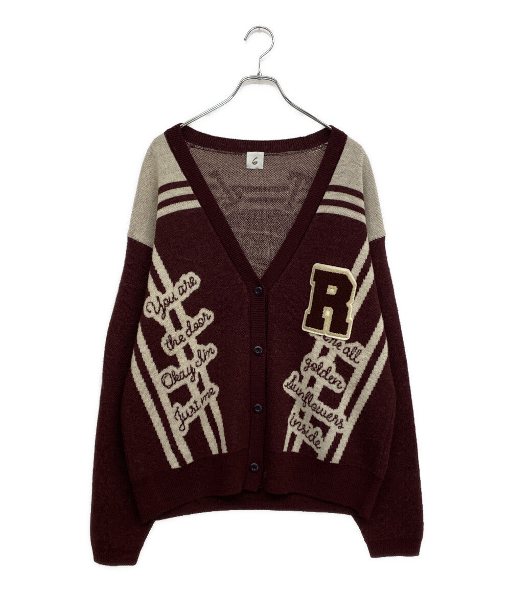 Roku ロク カーディガン ニット 8628-299-0099 レディース SIZE -