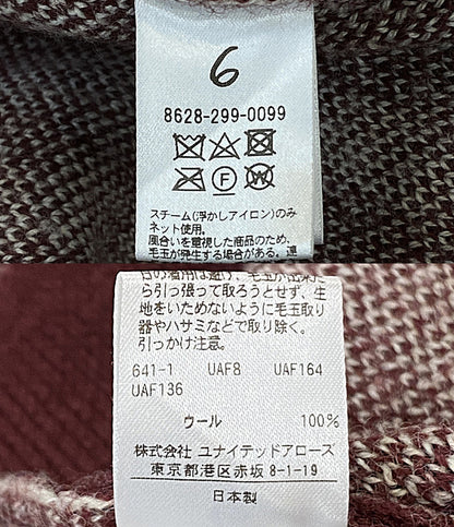 Roku ロク カーディガン ニット 8628-299-0099 レディース SIZE -