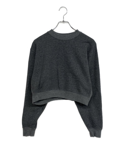 HYKE クロップドスウェット グレー レディース SIZE 2 ハイク