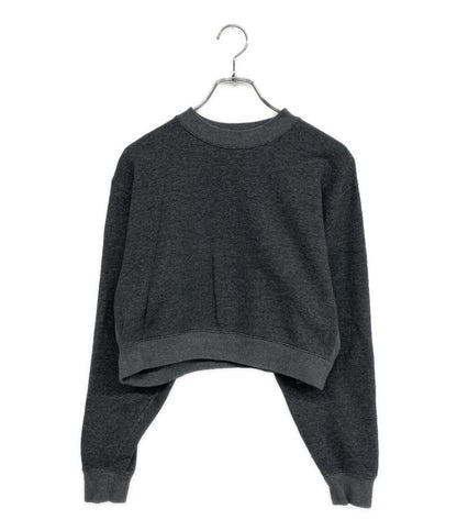 HYKE クロップドスウェット グレー レディース SIZE 2 ハイク