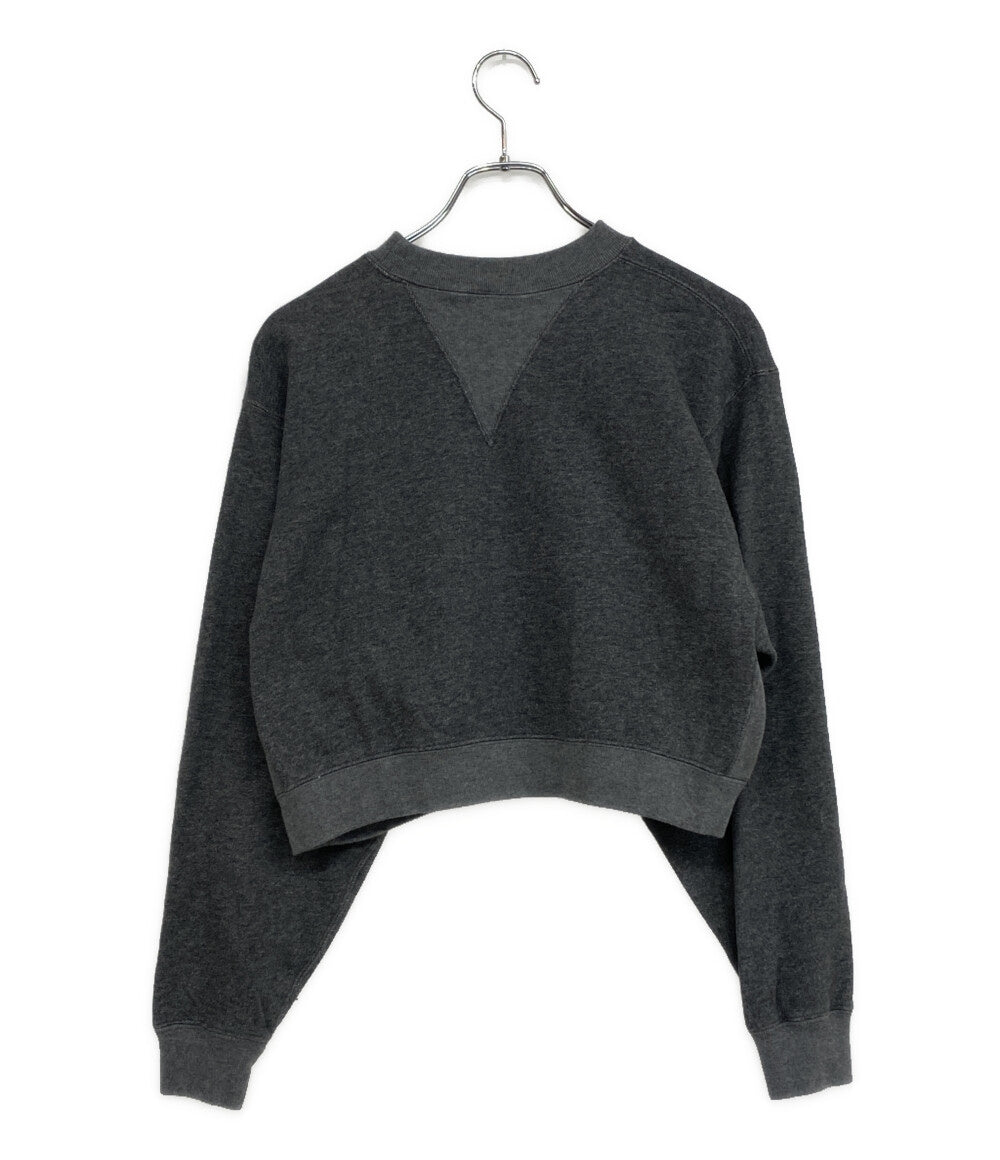 HYKE クロップドスウェット グレー レディース SIZE 2 ハイク