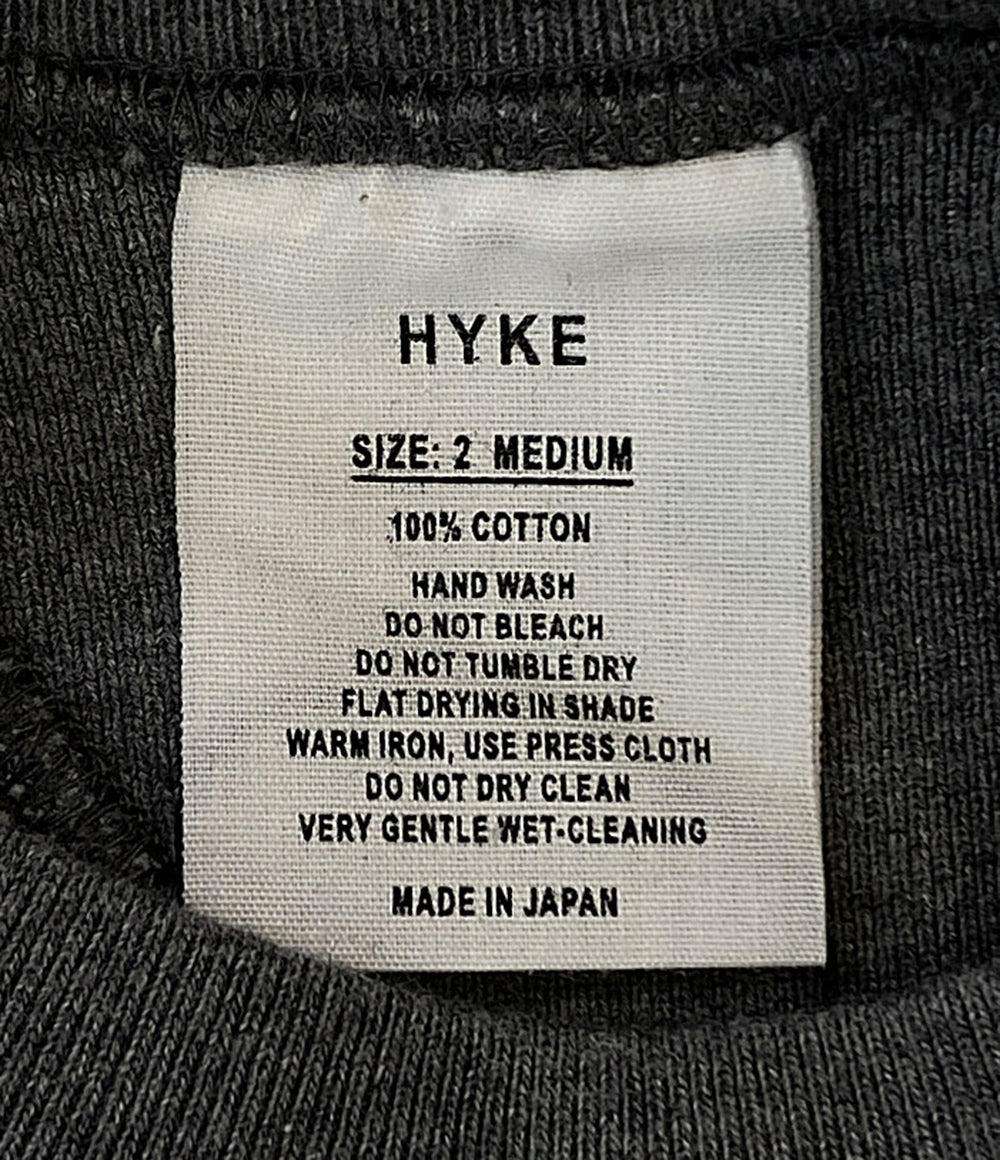 HYKE クロップドスウェット グレー レディース SIZE 2 ハイク