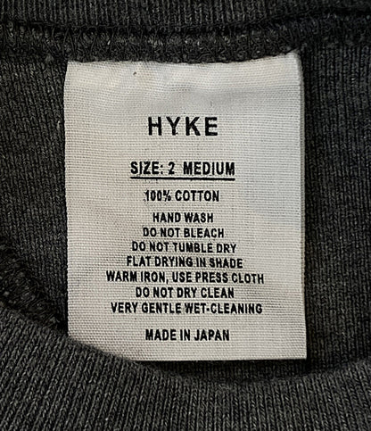 HYKE クロップドスウェット グレー レディース SIZE 2 ハイク