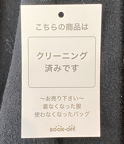 CLANE ノーカラーフレアコート ブラック 15101-0032 レディース SIZE 2 クラネ