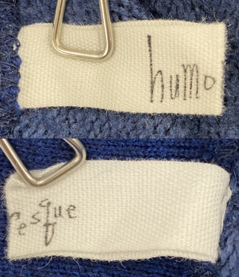 humoresque ユーモレスク パンツ ブルー コットンウール メンズ SIZE L