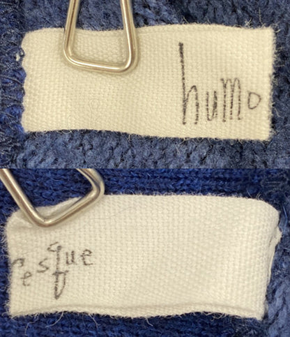 humoresque ユーモレスク パンツ ブルー コットンウール メンズ SIZE L