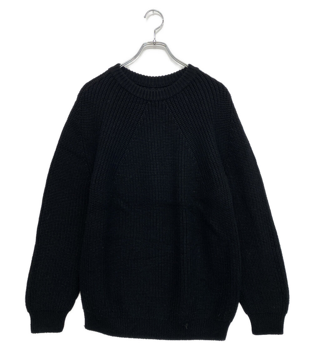 BATONER バトナー クルーネックニット ブラック メンズ SIZE 3