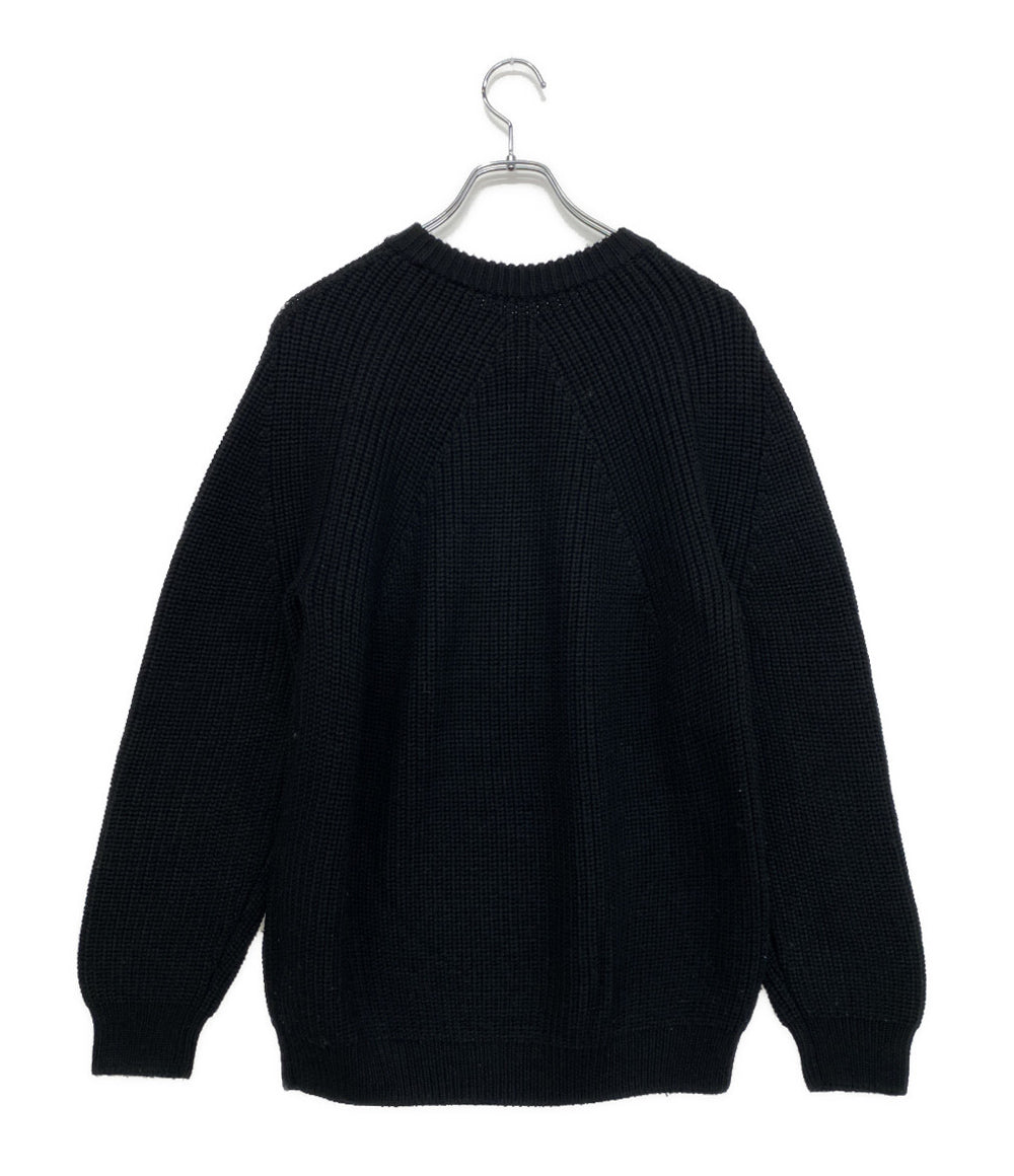 BATONER バトナー クルーネックニット ブラック メンズ SIZE 3